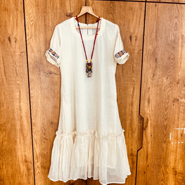 BOHO A-LINE FRILL DRESS HANDMADEAHOLIC BY MISHKA