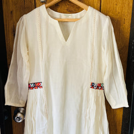 BOHO OFF WHITE DRESS HANDMADEAHOLIC BY MISHKA