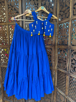 ROYAL BLUE KIDS CHOLI (Copy) HANDMADEAHOLIC BY MISHKA