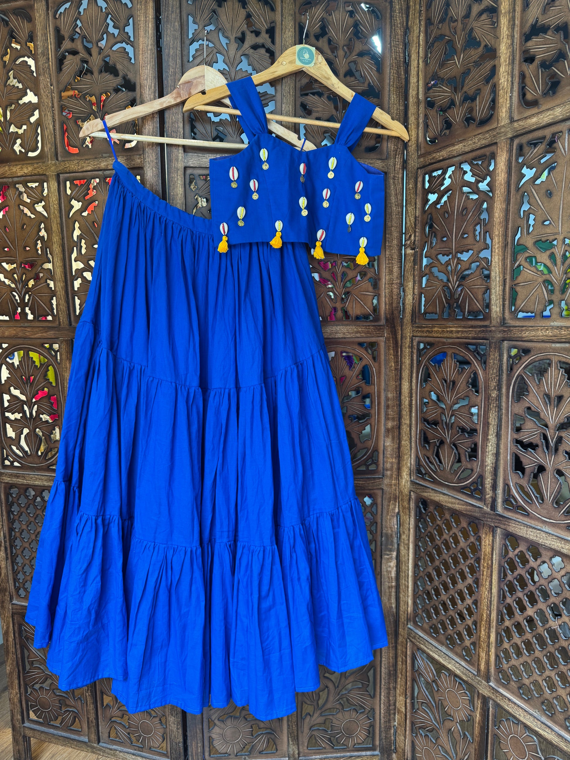 ROYAL BLUE KIDS CHOLI (Copy) HANDMADEAHOLIC BY MISHKA