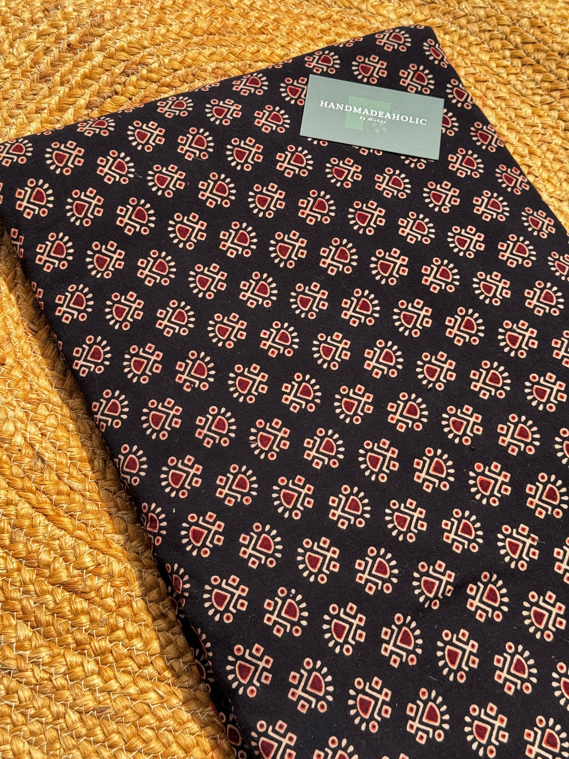 Vegetable Dye Ajrakh  Cotton