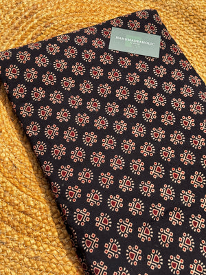 Vegetable Dye Ajrakh  Cotton