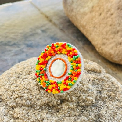 MULTI PEARL RING HANDMADEAHOLIC BY MISHKA