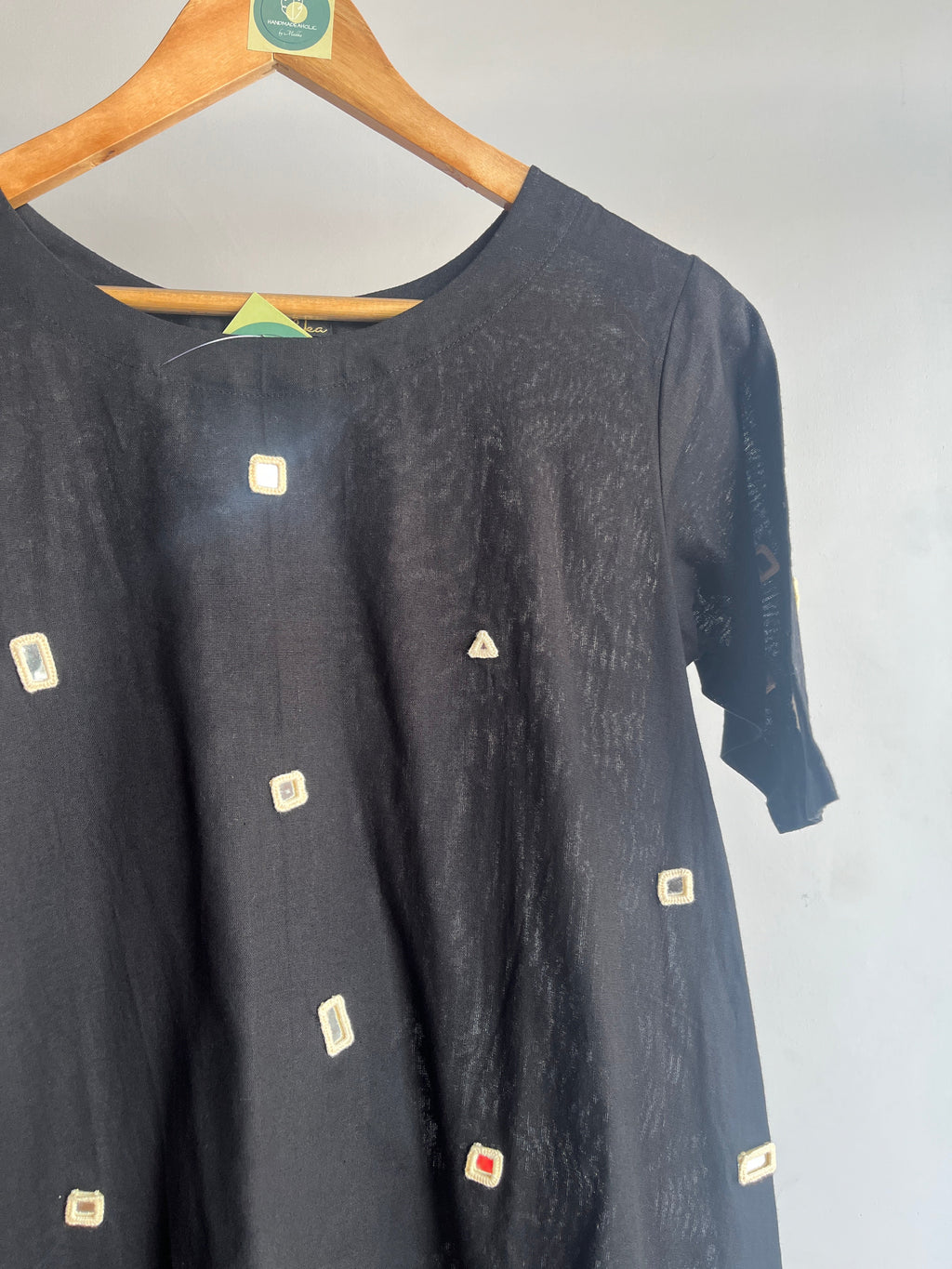 BLACK MIRROR A-LINE KURTIES HANDMADEAHOLIC BY MISHKA