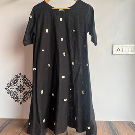 BLACK MIRROR A-LINE DRESS HANDMADEAHOLIC BY MISHKA