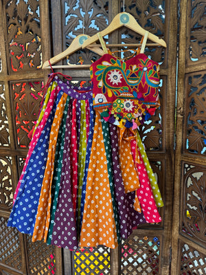 ALIA KIDS CHOLI RAAS'25 HANDMADEAHOLIC BY MISHKA