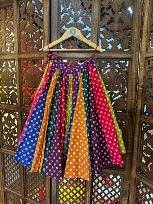 ALIA KIDS SKIRT RAAS'25 HANDMADEAHOLIC BY MISHKA