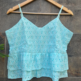 LIGTH BLUE CAMI TOP HANDMADEAHOLIC BY MISHKA