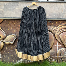 BLACK LAHERIYA SKIRT HANDMADEAHOLIC BY MISHKA