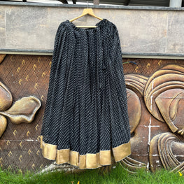 BLACK LAHERIYA SKIRT HANDMADEAHOLIC BY MISHKA