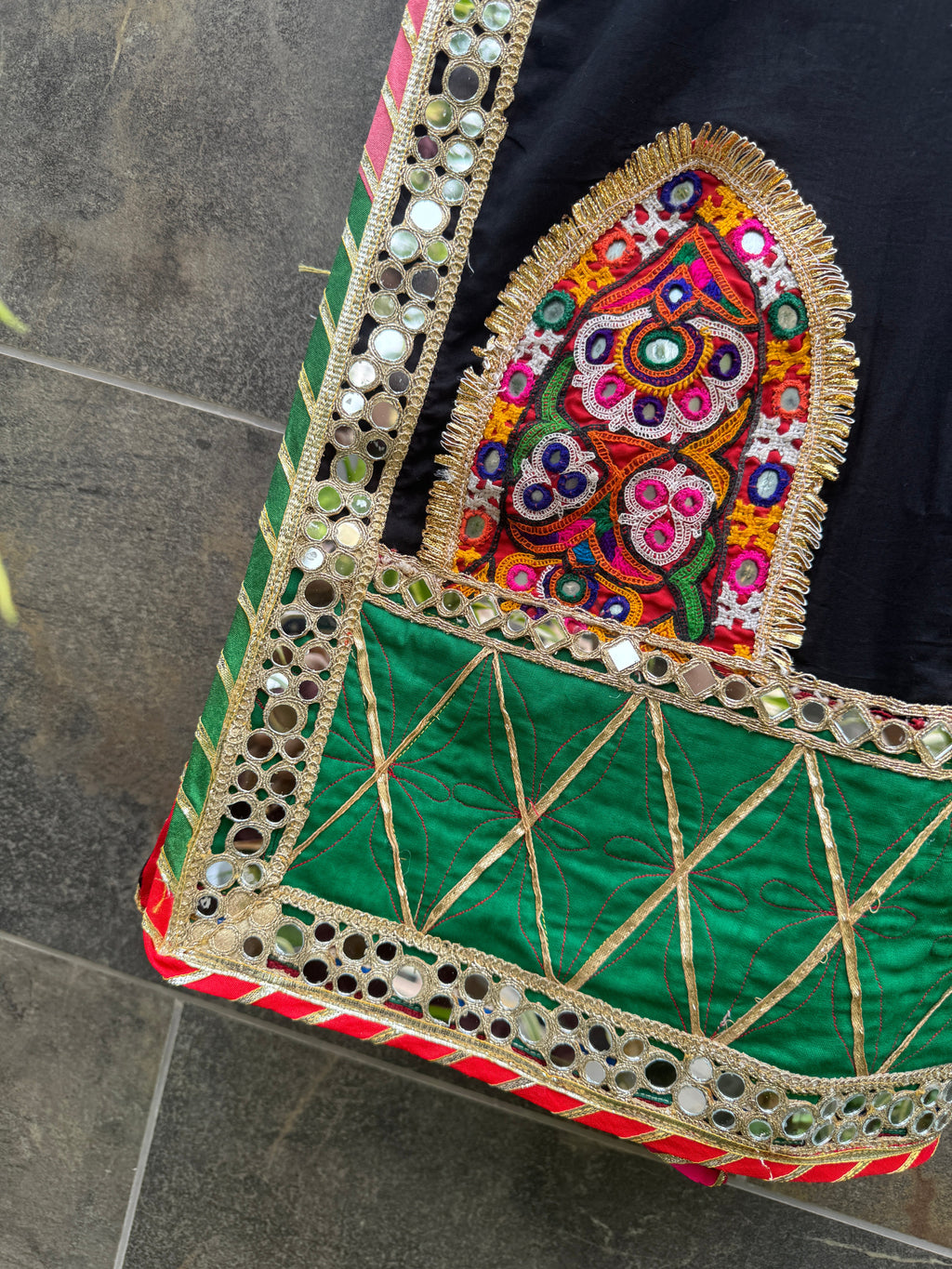 Black Varajana Dupatta – 2 HANDMADEAHOLIC BY MISHKA