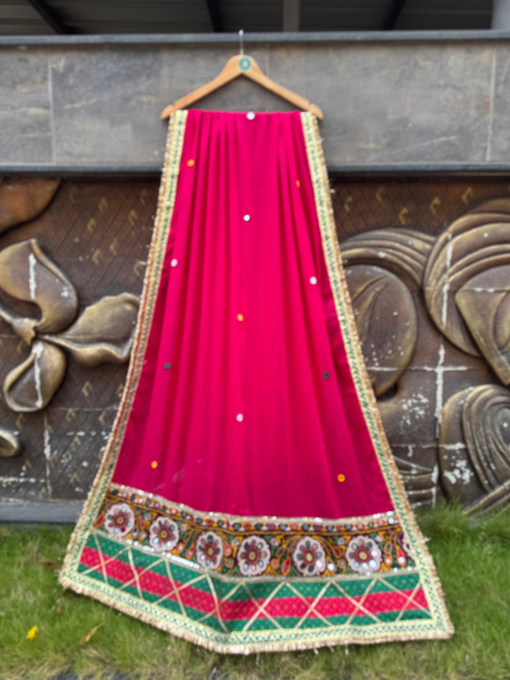 Rani Pink Varajana Dupatta HANDMADEAHOLIC BY MISHKA