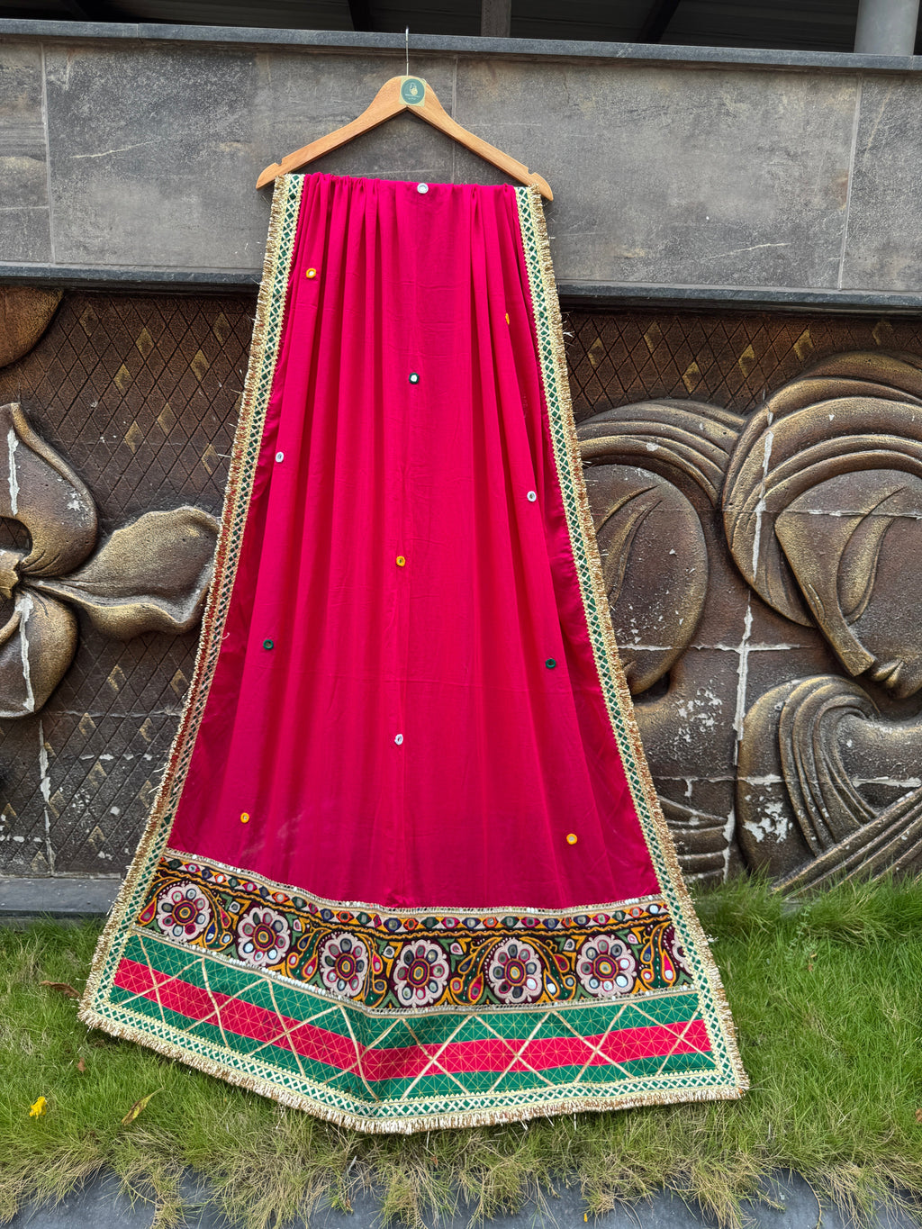 Rani Pink Varajana Dupatta HANDMADEAHOLIC BY MISHKA