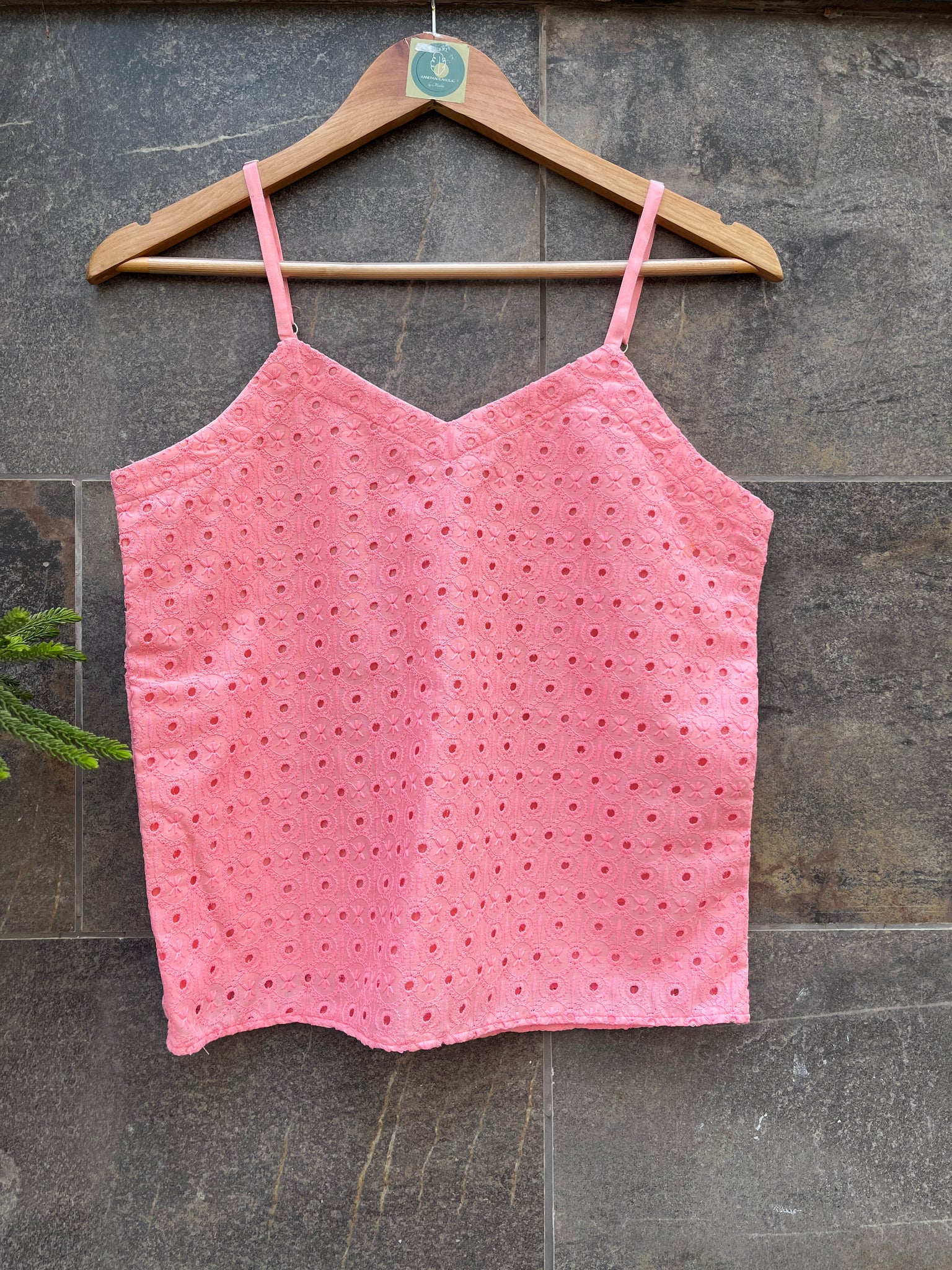 PEACH CAMI TOP HANDMADEAHOLIC BY MISHKA