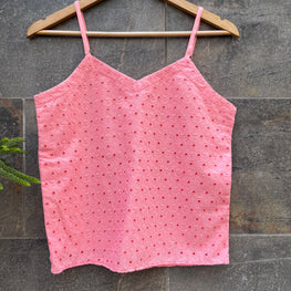 PEACH CAMI TOP HANDMADEAHOLIC BY MISHKA