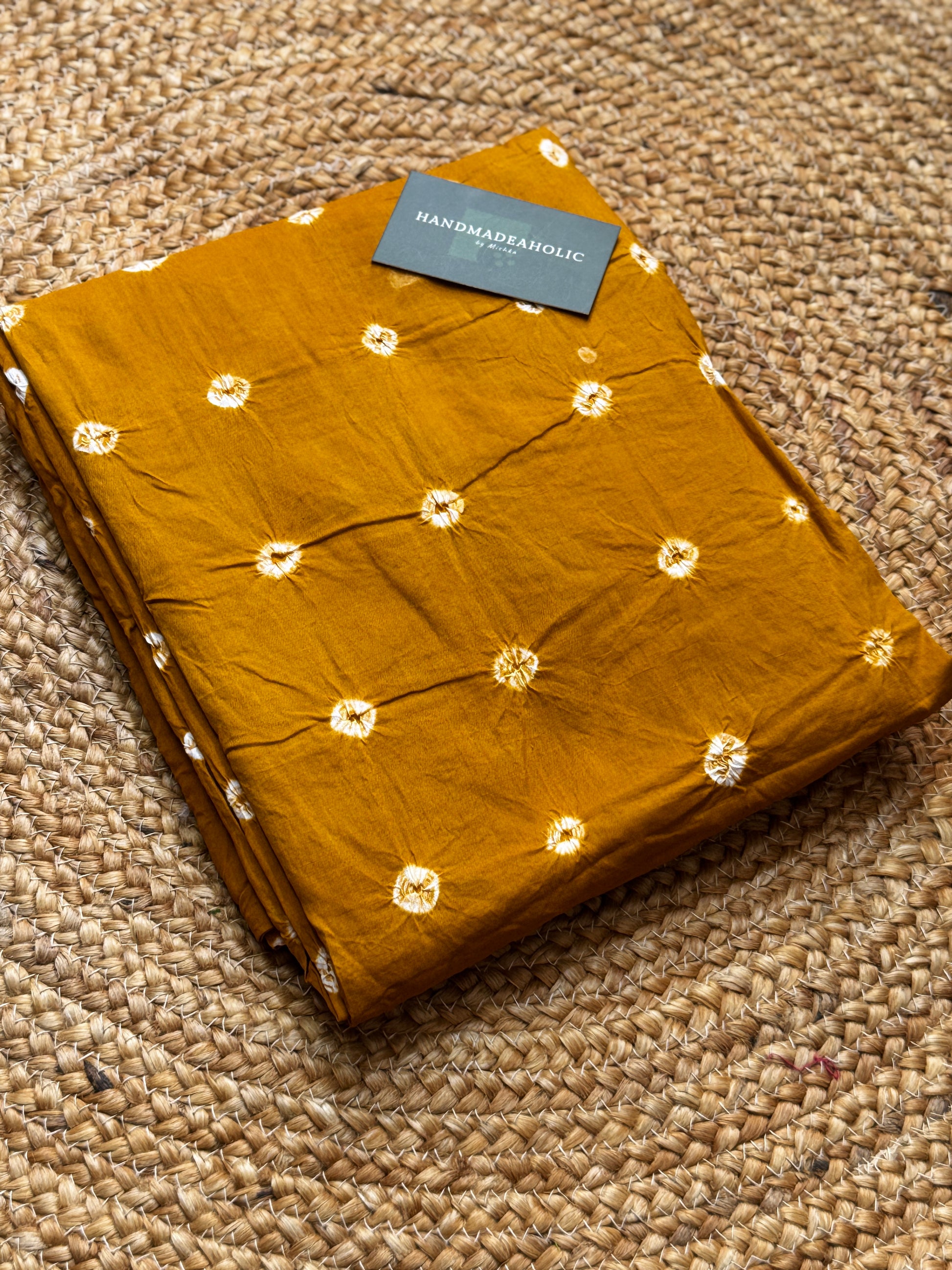 Handcrafted Cotton Bandhani Fabric