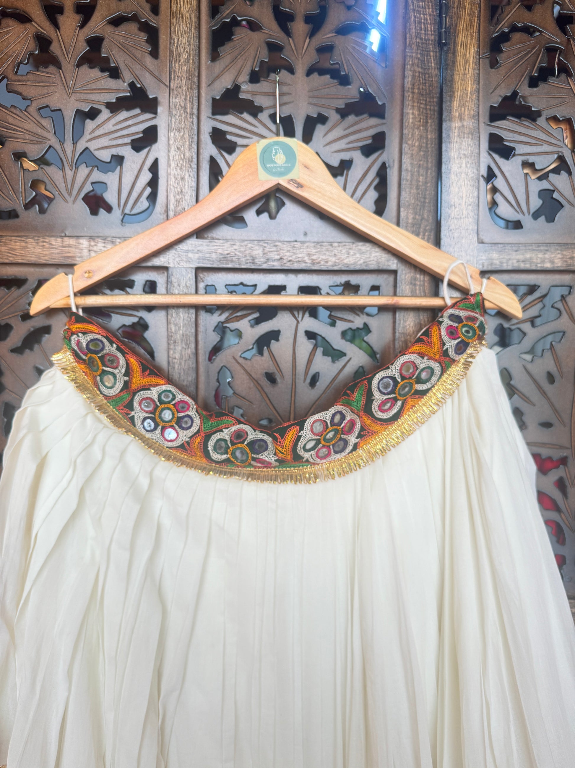 OFF WHITE LAMPI SKIRT RAAS'25 HANDMADEAHOLIC BY MISHKA