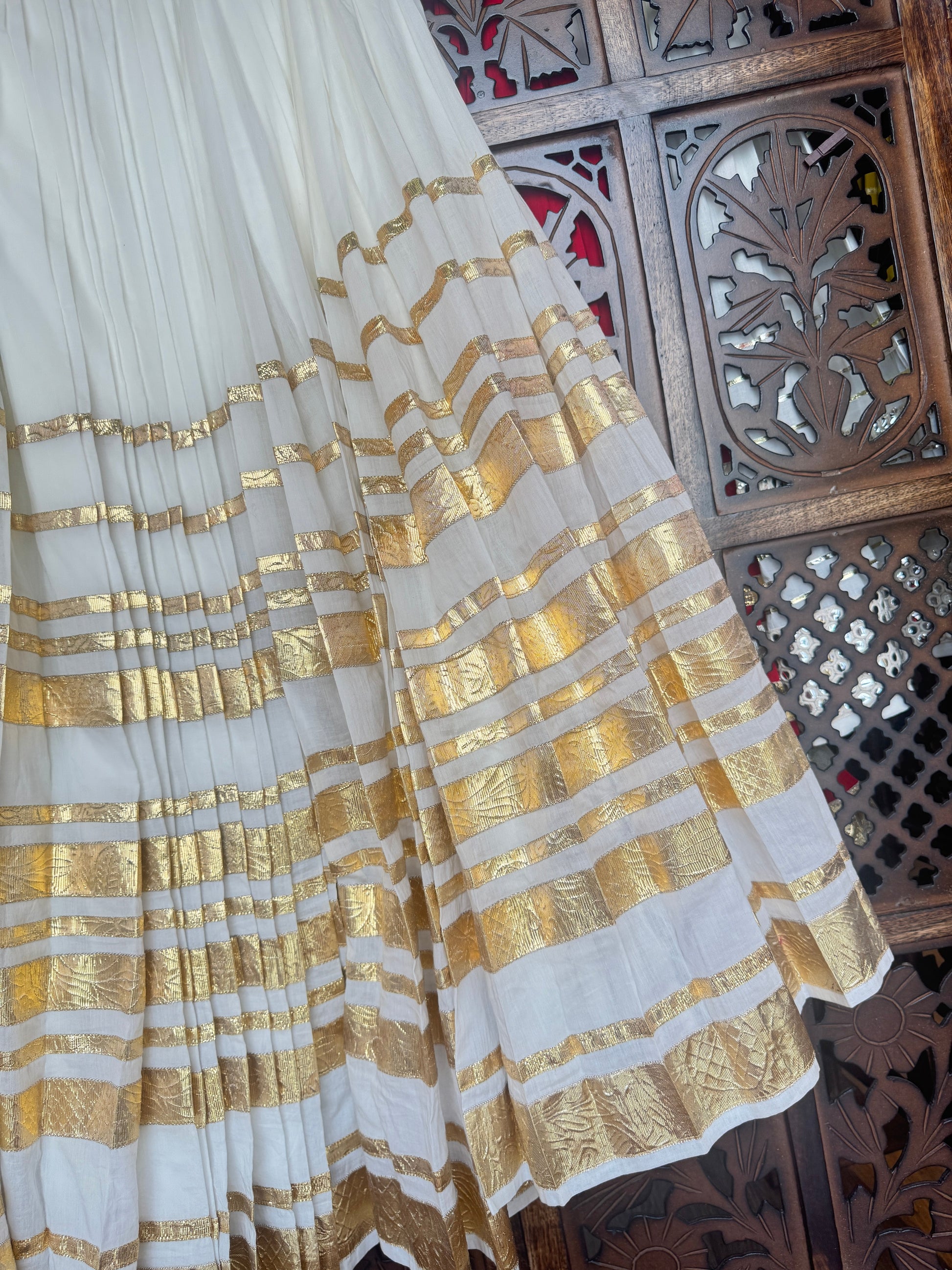 OFF WHITE LAMPI SKIRT RAAS'25 HANDMADEAHOLIC BY MISHKA