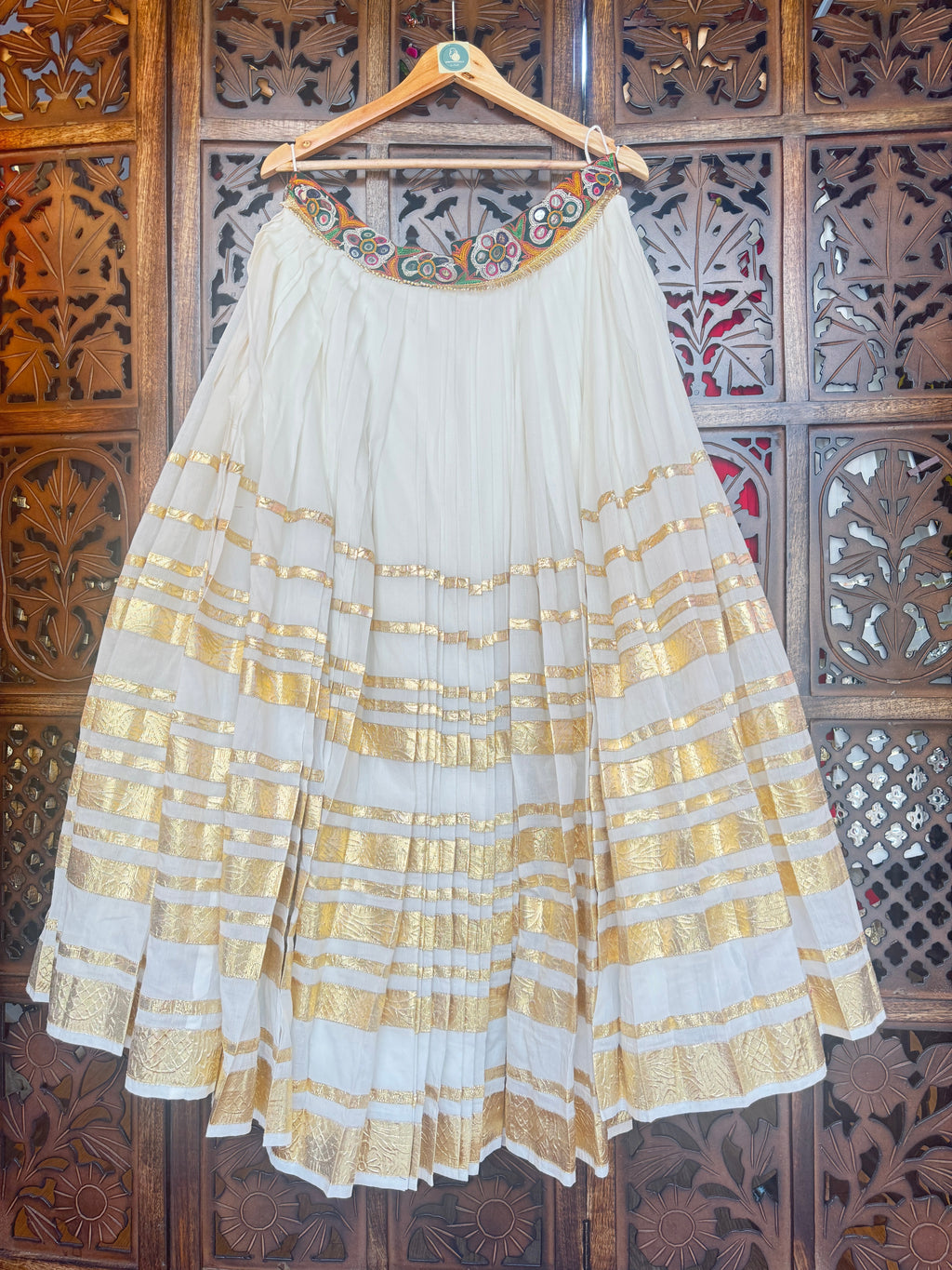 OFF WHITE LAMPI SKIRT RAAS'25 HANDMADEAHOLIC BY MISHKA