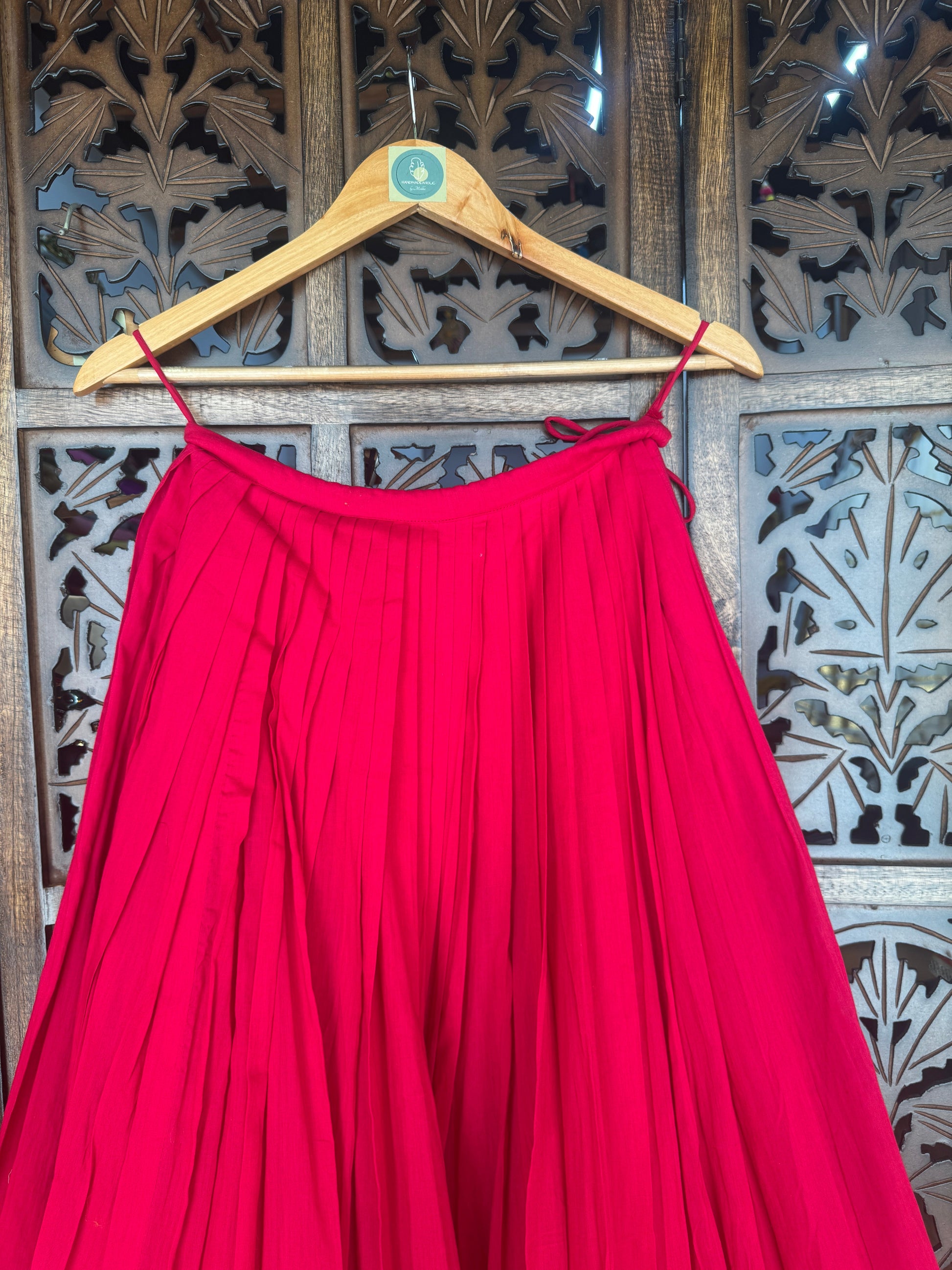 PINK KIDS SKIRT RAAS'25 HANDMADEAHOLIC BY MISHKA
