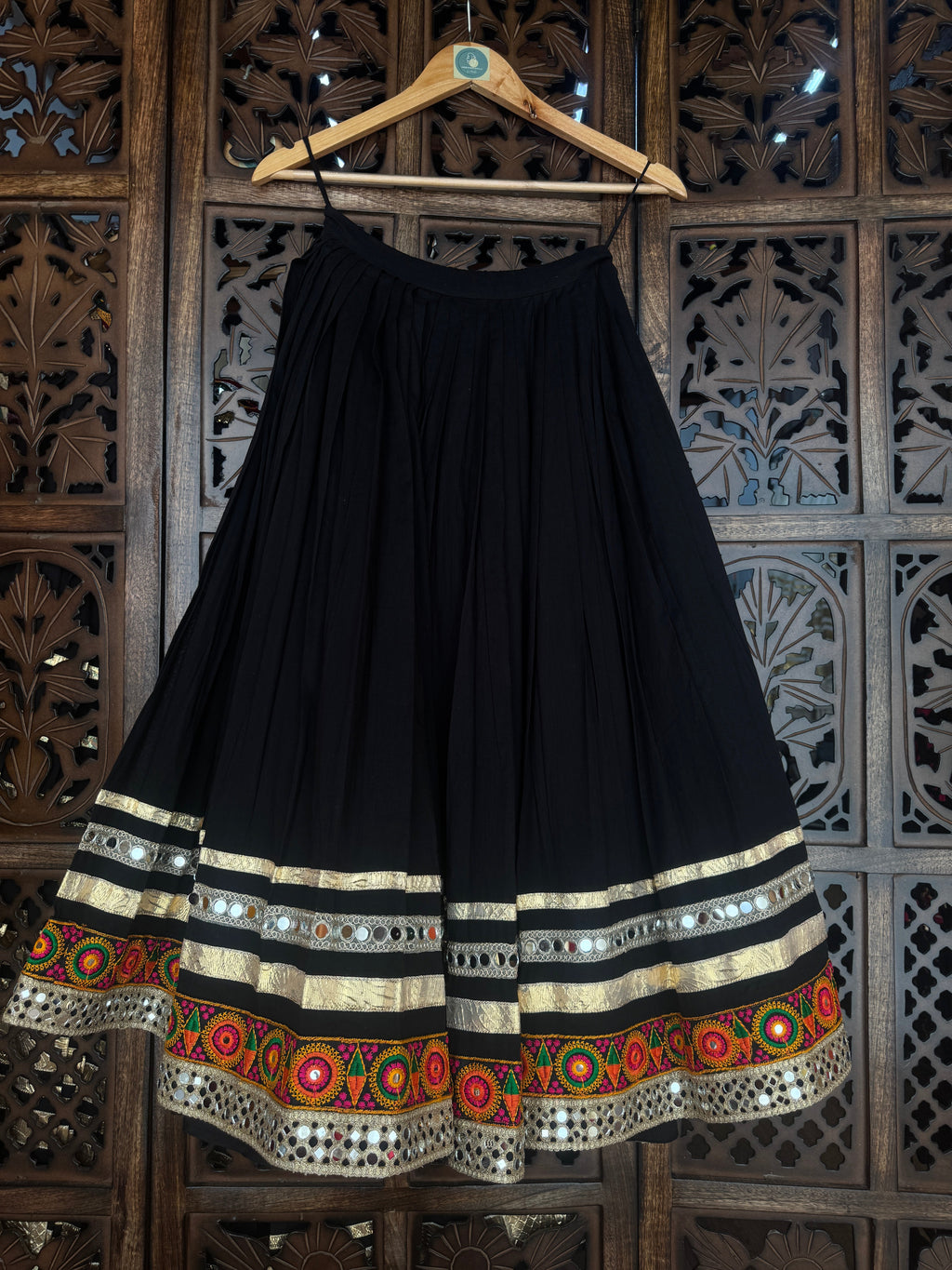 BLACK KIDS SKIRT RAAS'25 HANDMADEAHOLIC BY MISHKA