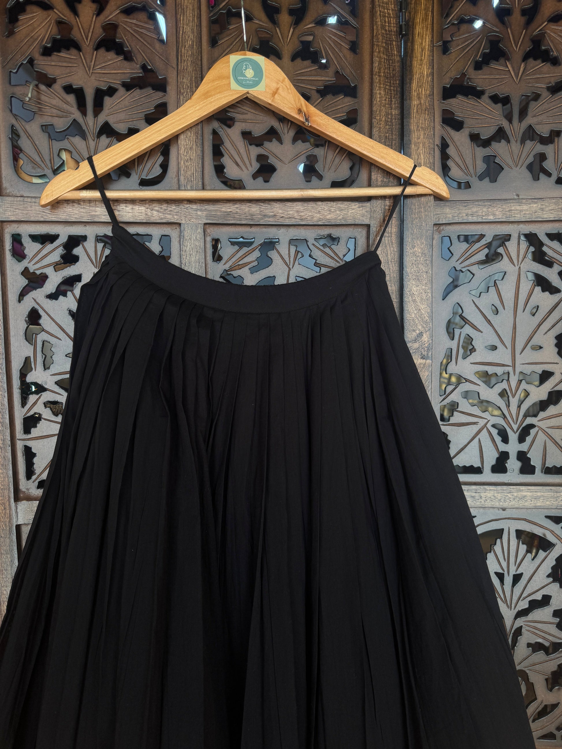 BLACK KIDS SKIRT RAAS'25 HANDMADEAHOLIC BY MISHKA