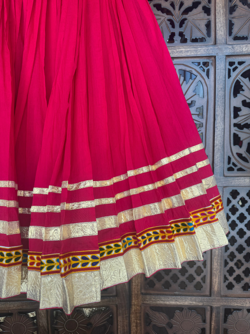 PINK KIDS CHOLI RAAS'25 HANDMADEAHOLIC BY MISHKA