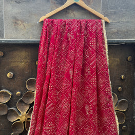 PINK VINTAGE DUPATTA HANDMADEAHOLIC BY MISHKA