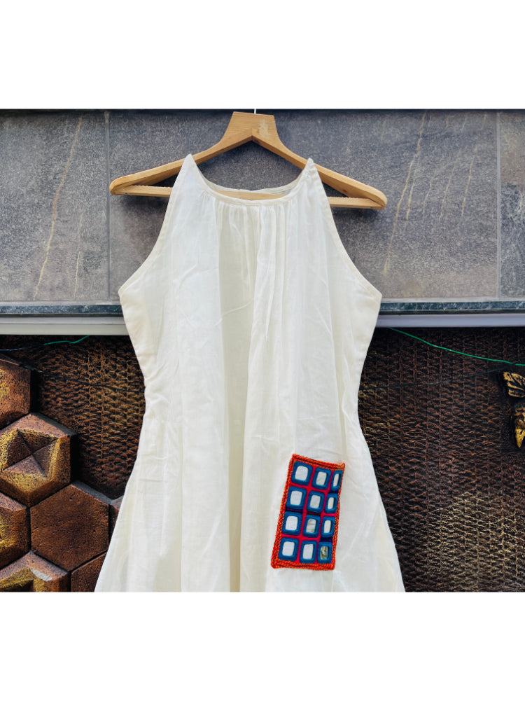 BOHO POCKET OFF WHITE KURTIES HANDMADEAHOLIC BY MISHKA