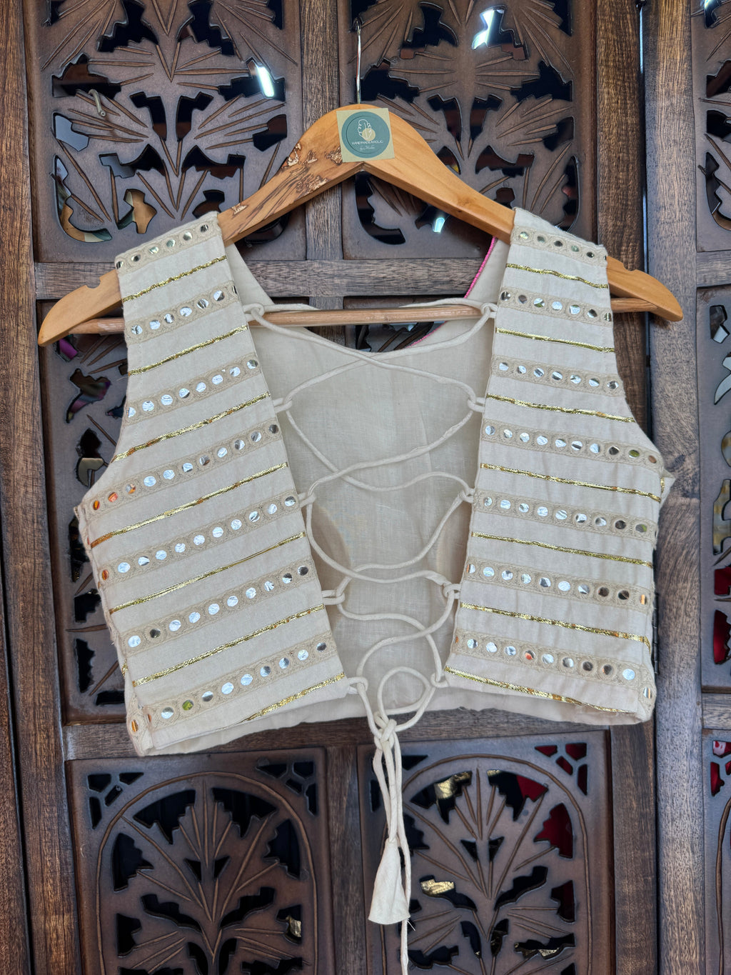 MULTI BEADS BLOUSE HANDMADEAHOLIC BY MISHKA