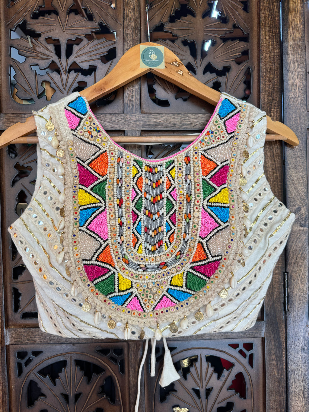 MULTI BEADS BLOUSE HANDMADEAHOLIC BY MISHKA
