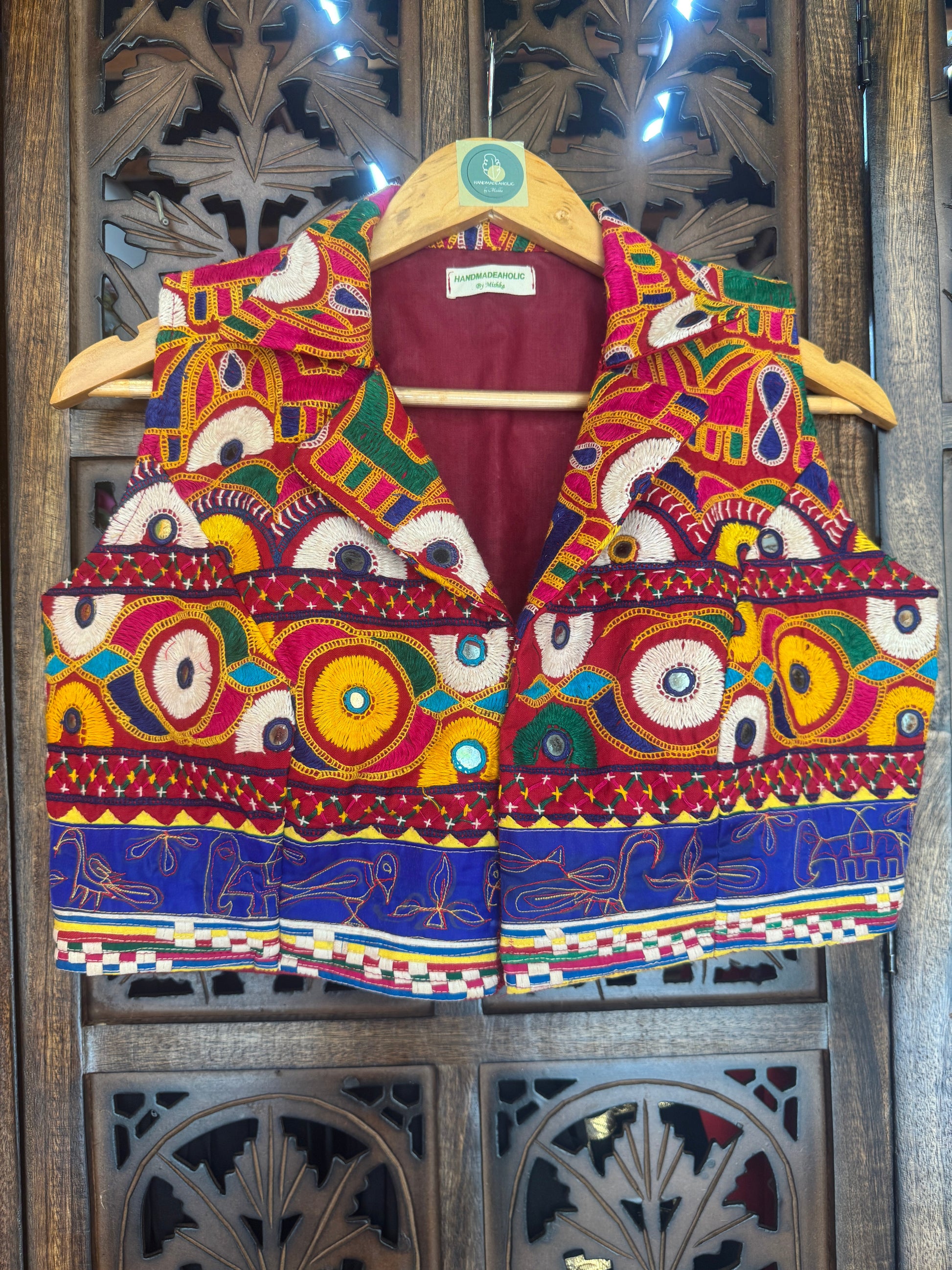 DESI BHARAT BLOUSE HANDMADEAHOLIC BY MISHKA