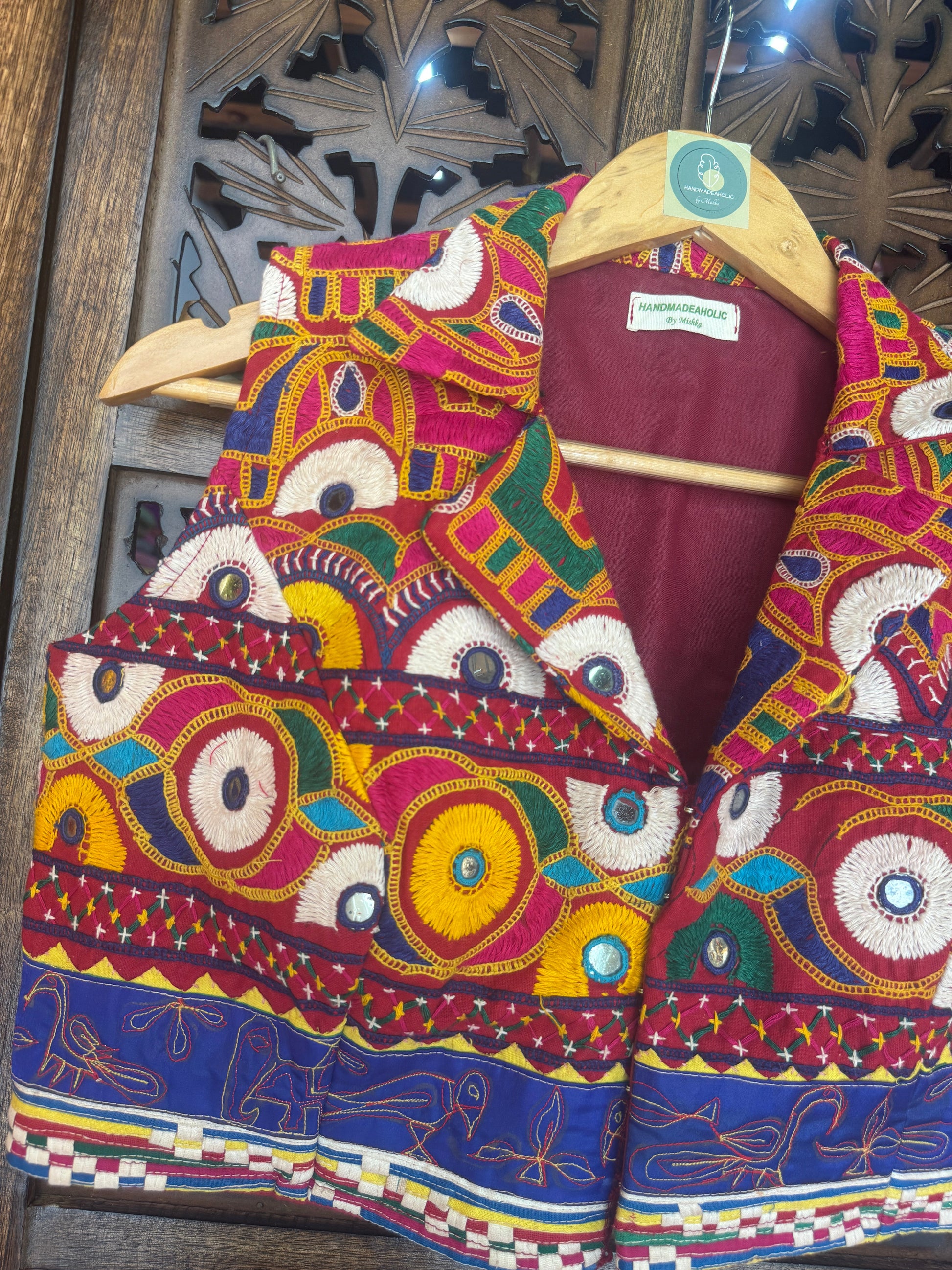 DESI BHARAT BLOUSE HANDMADEAHOLIC BY MISHKA