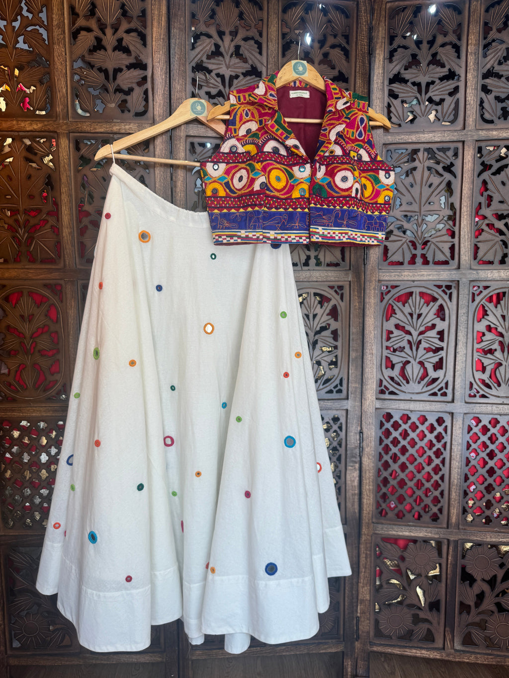 GAMTHI CHANIYA CHOLI RAAS'25 HANDMADEAHOLIC BY MISHKA