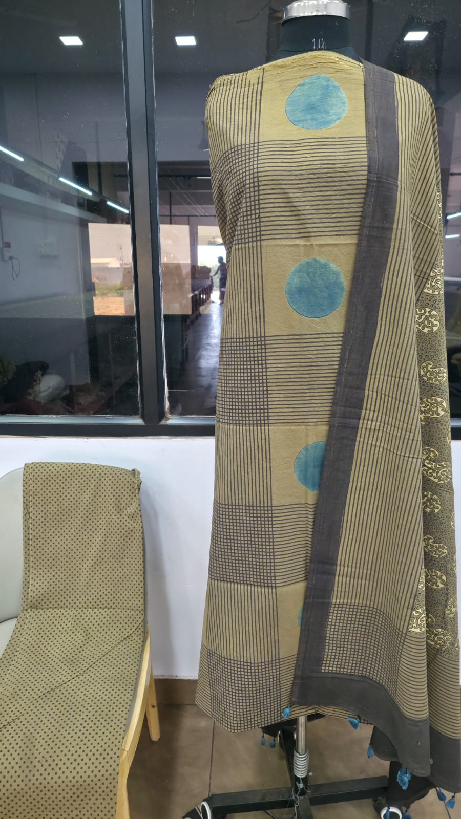 Handblocked Ajrakh Taj Cotton Full Sets