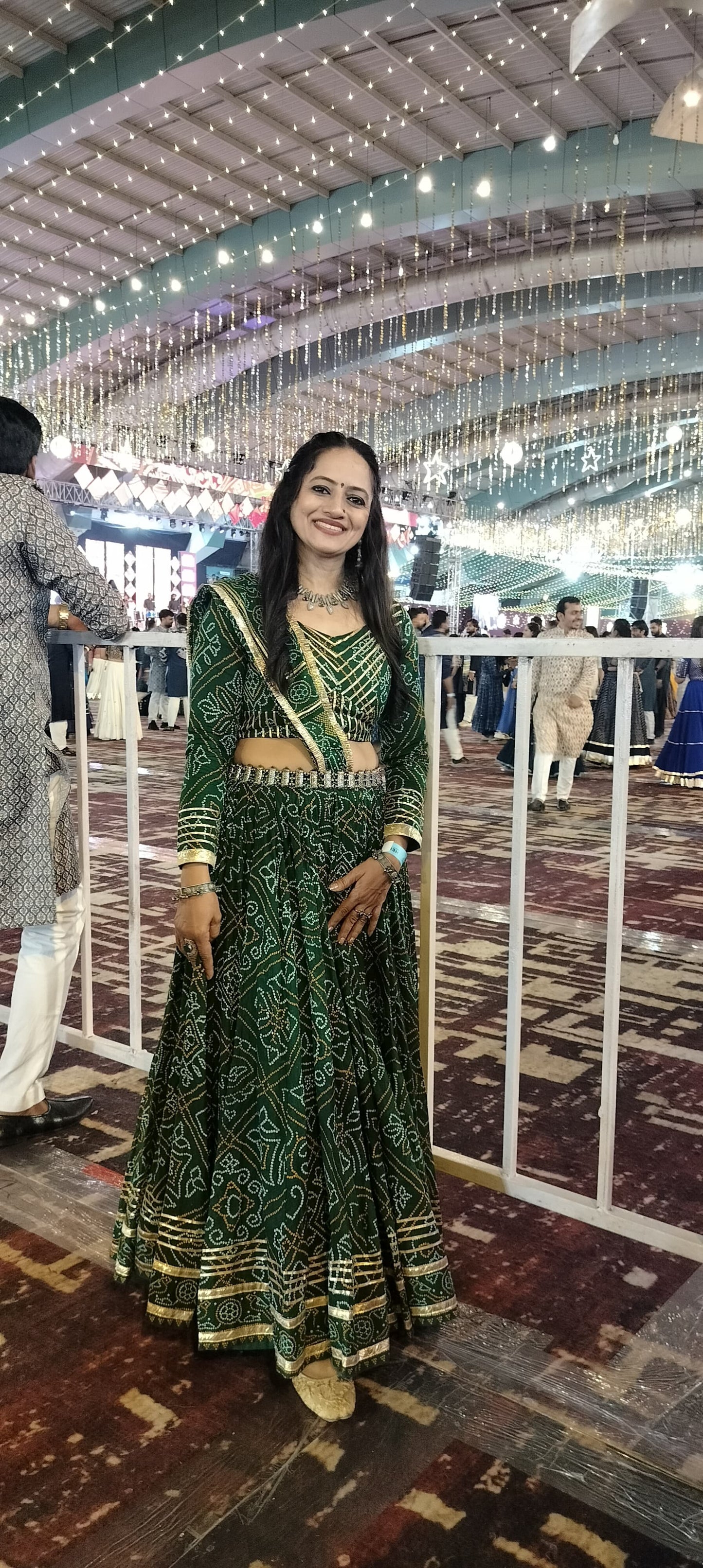 GREEN BADHANI BLOUSE AND CHANIYA CHOLI - handmadeaholicmishka